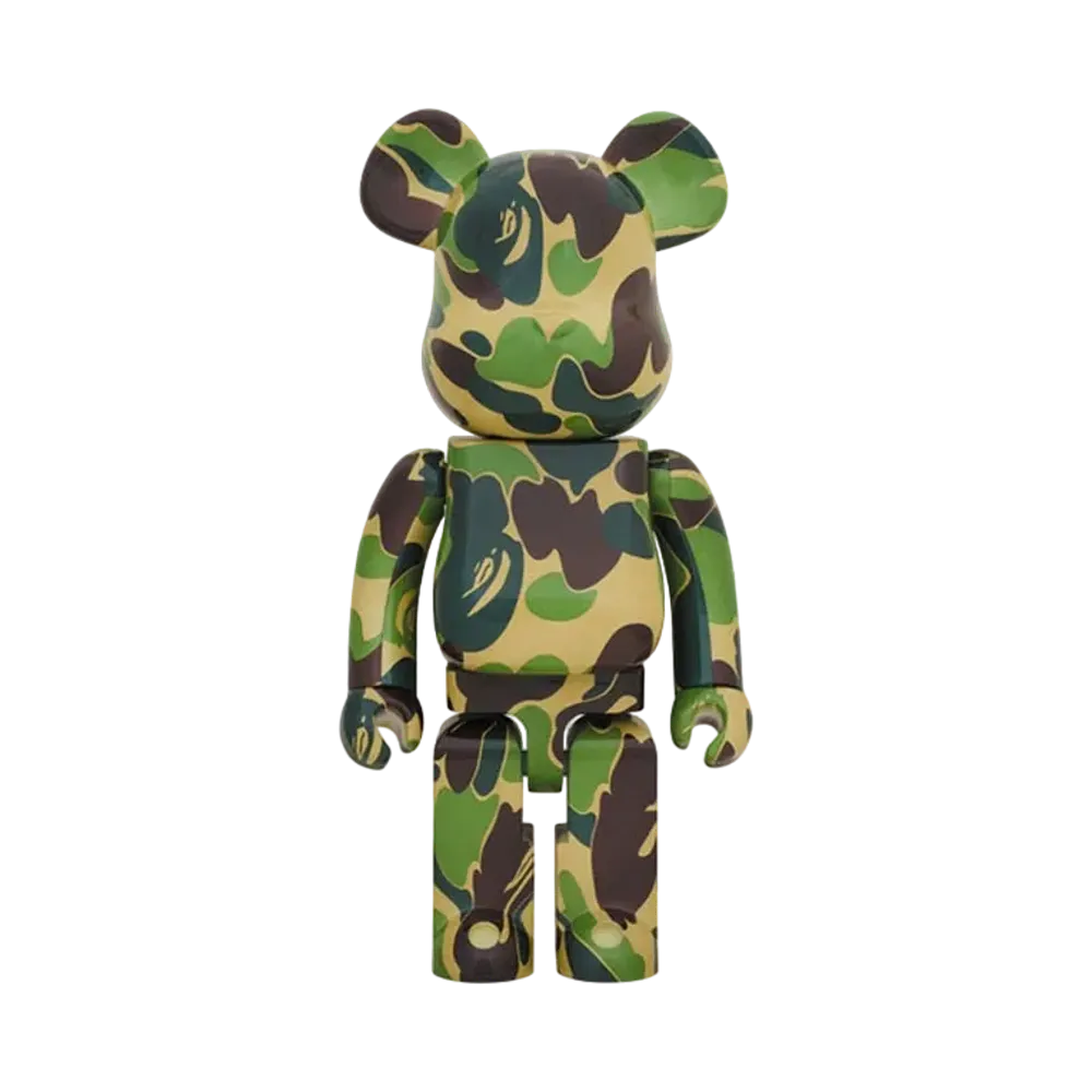 Bearbrick x A Bathing Ape ABC Camo 1000%