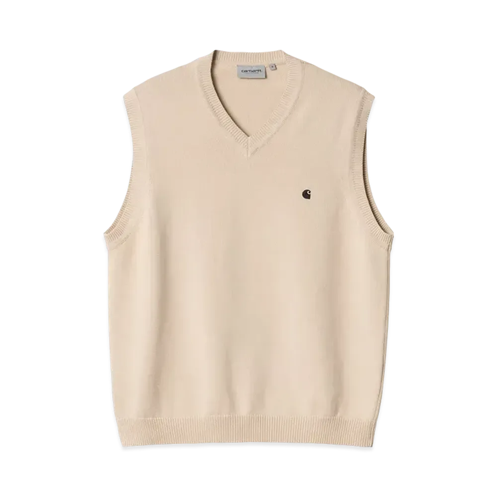 Carhartt WIP Madison Vest Sweater "Fleur De Sel/Black"