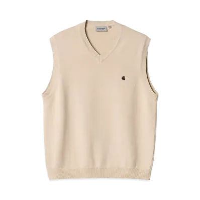 Carhartt WIP Madison Vest Sweater "Fleur De Sel/Black"