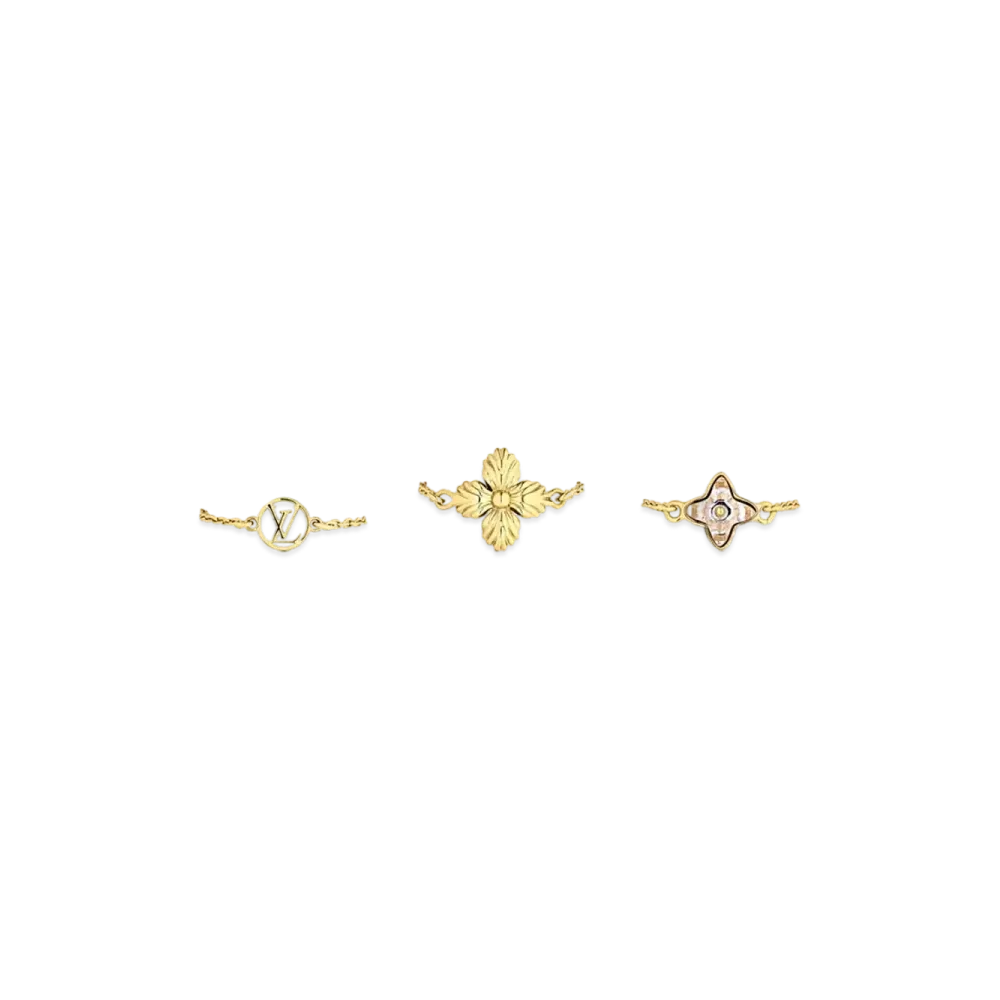 Louis Vuitton Blooming Strass Rings Set