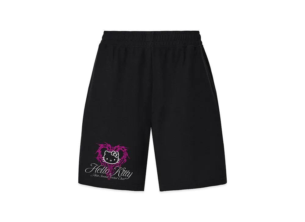 ANTI SOCIAL SOCIAL CLUB x Hello Kitty Love Shorts "Black"