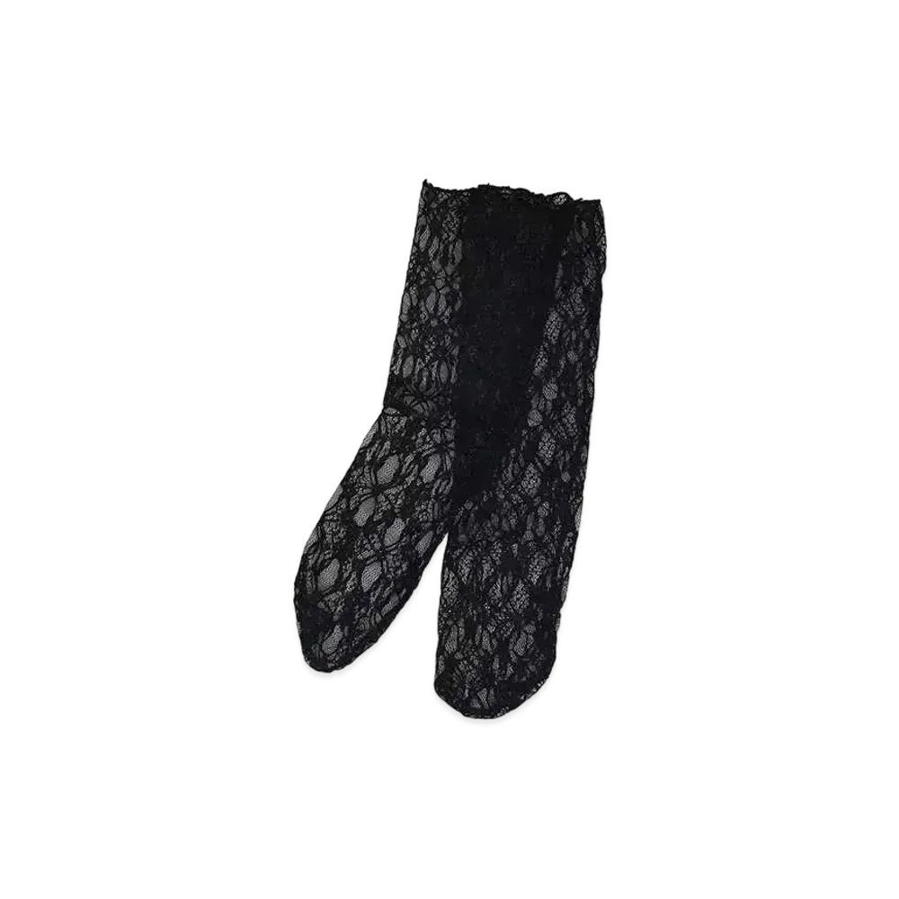 atmos pink Vivi Lace Socks "Black"