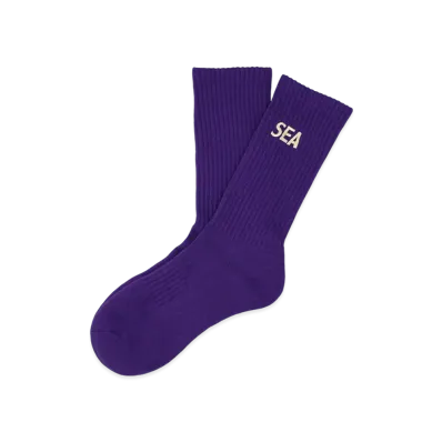 WIND AND SEA ESS Socks "Purple"
