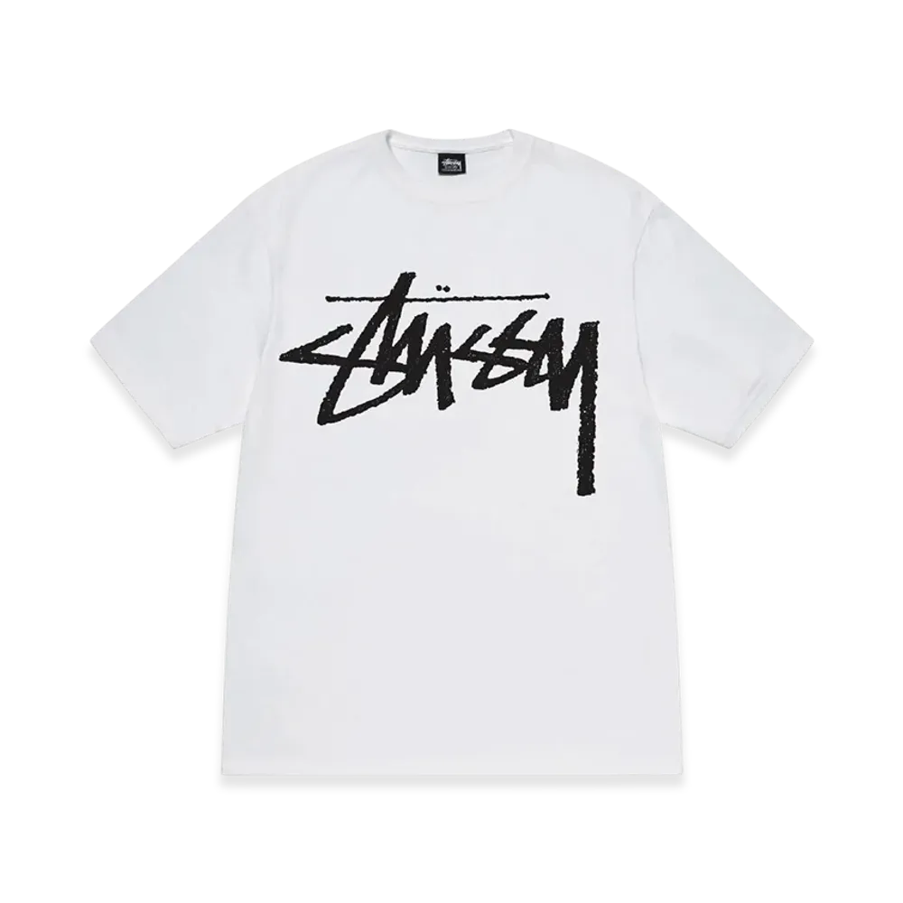 Stussy Big Stock Tee "White"
