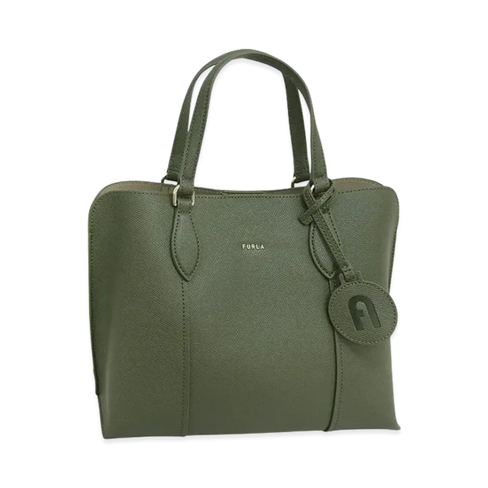 FURLA Vittoria New M Tote Bag "Khaki"