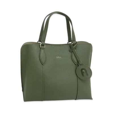 FURLA Vittoria New M Tote Bag "Khaki"