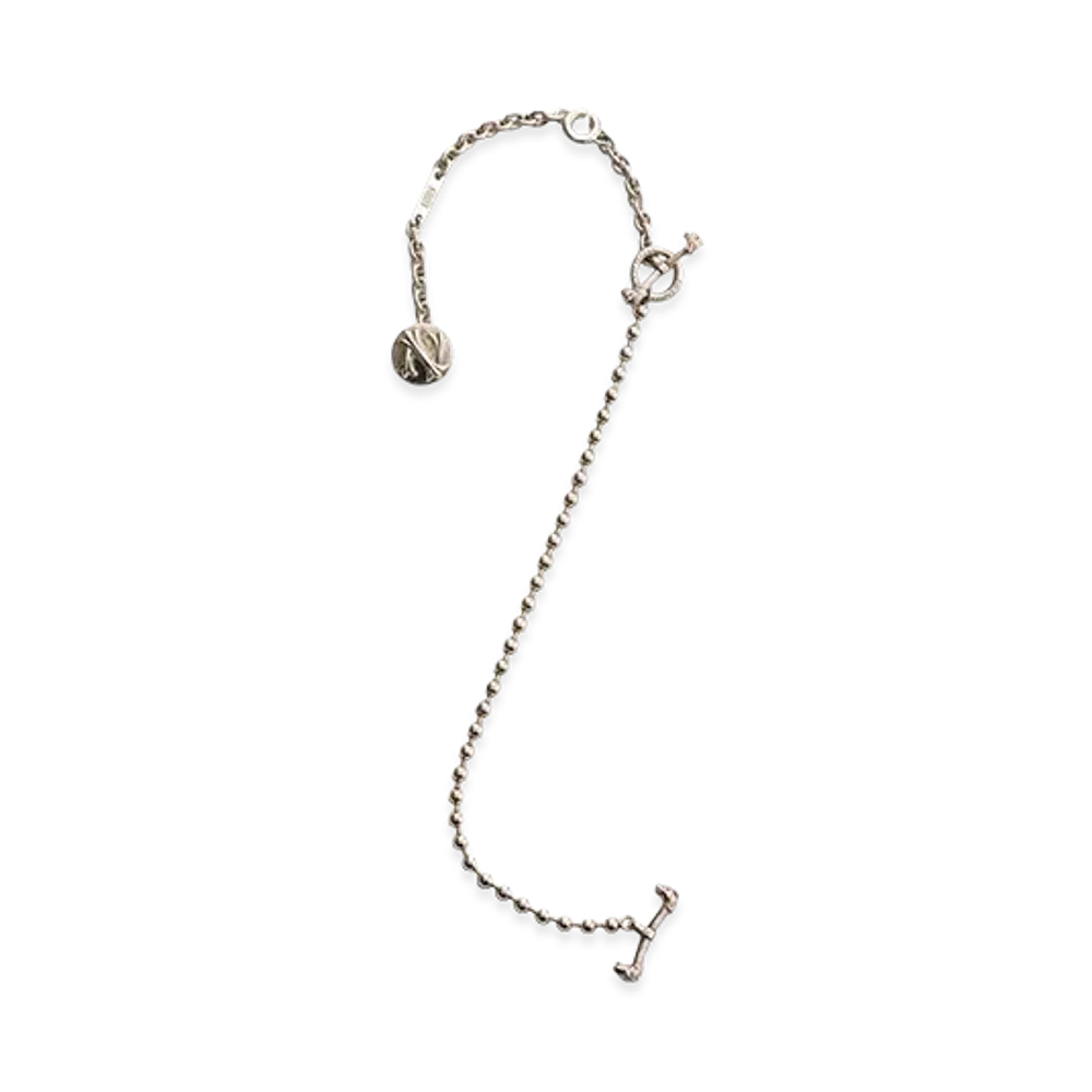 NICENESS S.Barrow Sterling Silver Wallet Chain Ball Short "Silver"