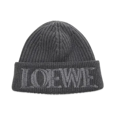 LOEWE Blurred LOEWE Beanie "Dark Grey"