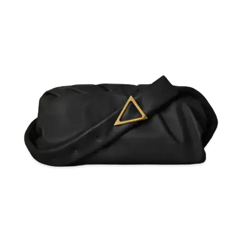 Bottega Veneta The Body Pouch Triangle Buckle "Black"