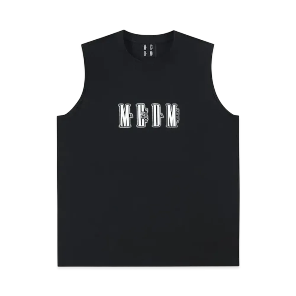 MR. ENJOY DA MONEY Thick Plate Printed Vest "Black"