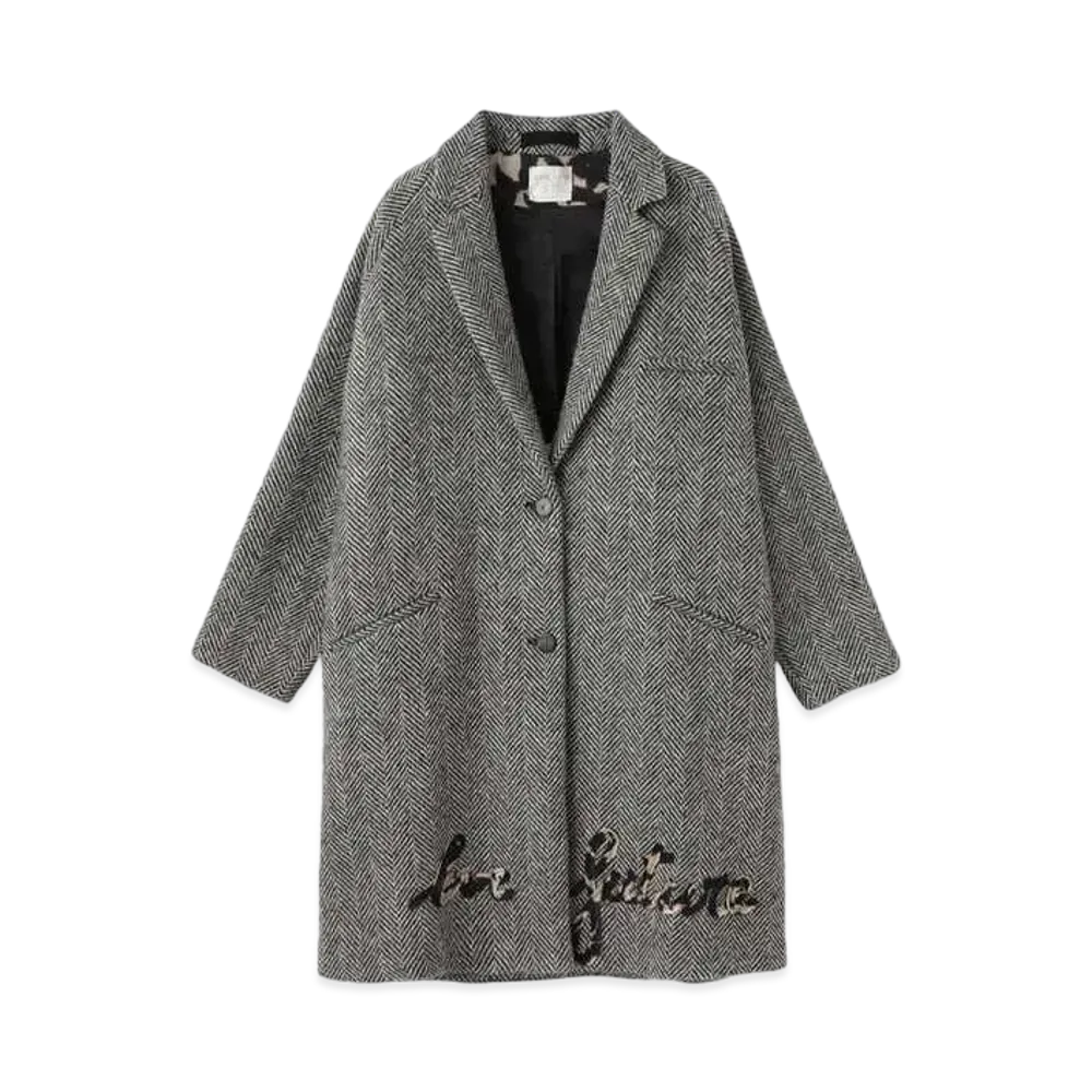 Ron Herman 15th Anniversary Forte Forte In Love with Future Wool Coat "Gray"
