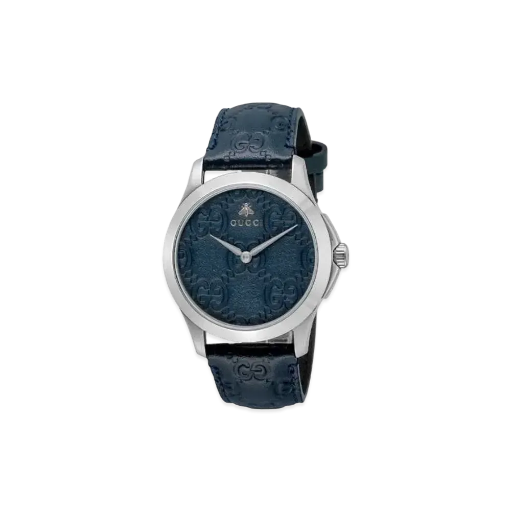 GUCCI G Timeless "Navy/Stainless Steel"