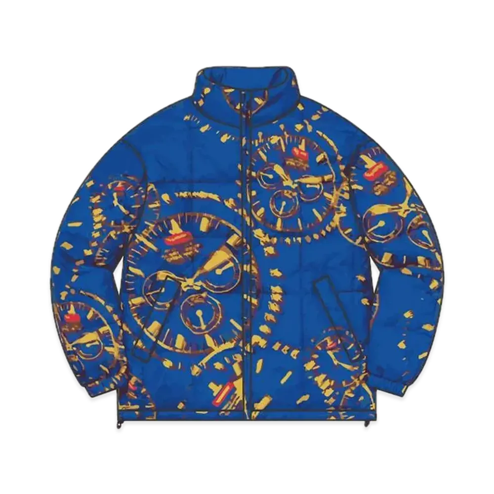 Supreme Watches Reversible Puffy Jacket "Royal"