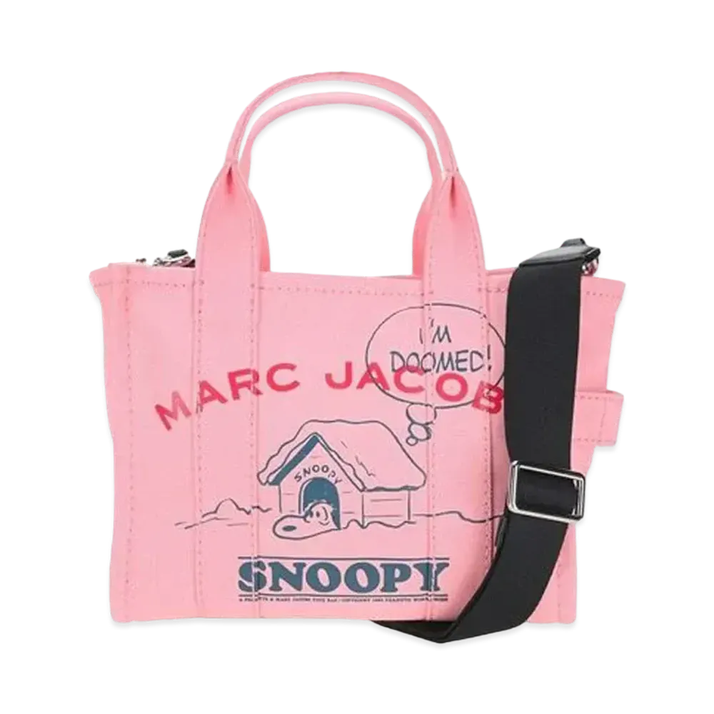 Marc Jacobs Peanuts X Marc Jacobs The Snoopy Mini Tote Bag "Pink"