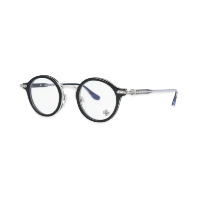 Chrome Hearts BRA-GILE 44 Round Cross "Black/SIlver"