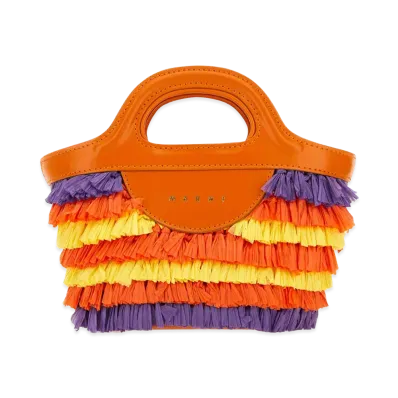 MARNI Women's Multicolor Fabric Micro Tropicalia Summer Handbag "Multicolor"