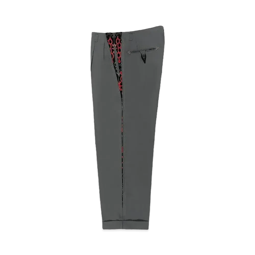 WACKO MARIA Wolfs Head / Dormeuil / Rockabilly Pants "Gray-Black"