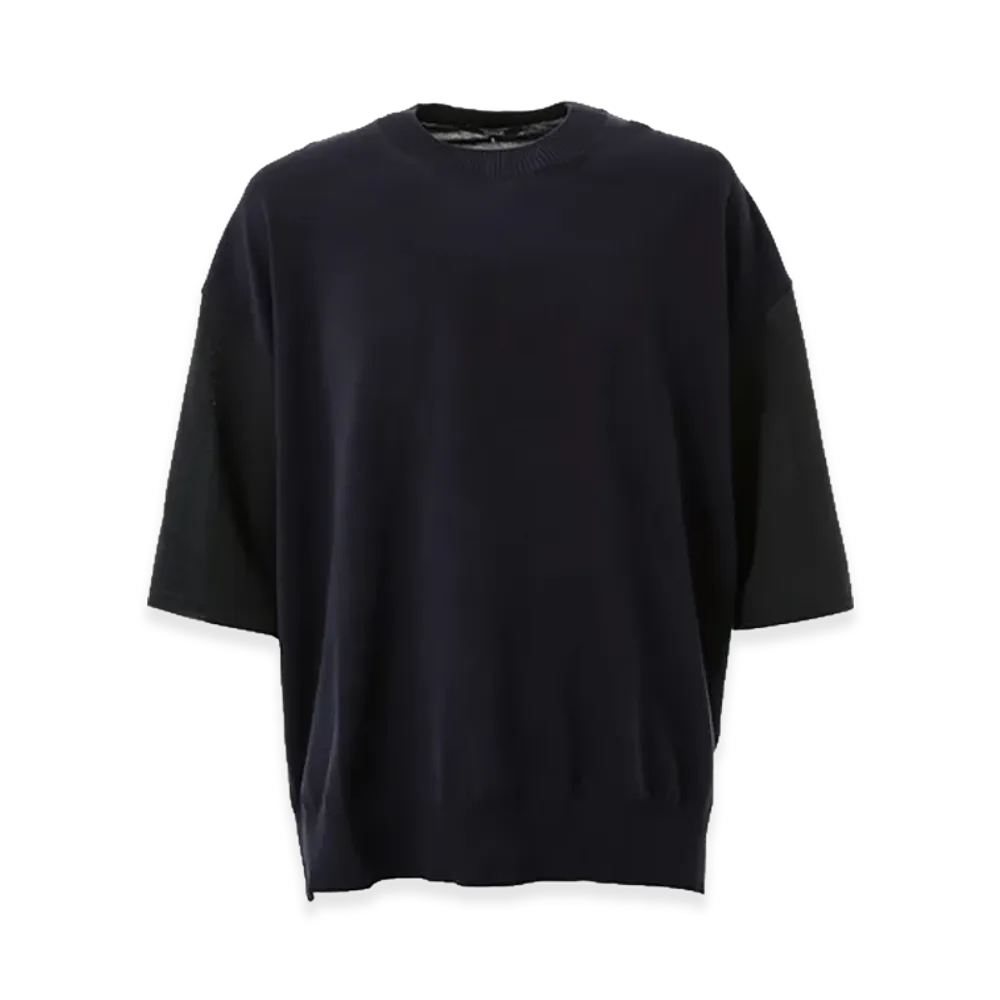 COMME des GARCONS HOMME Knit Exchange T-Shirt "Navy"
