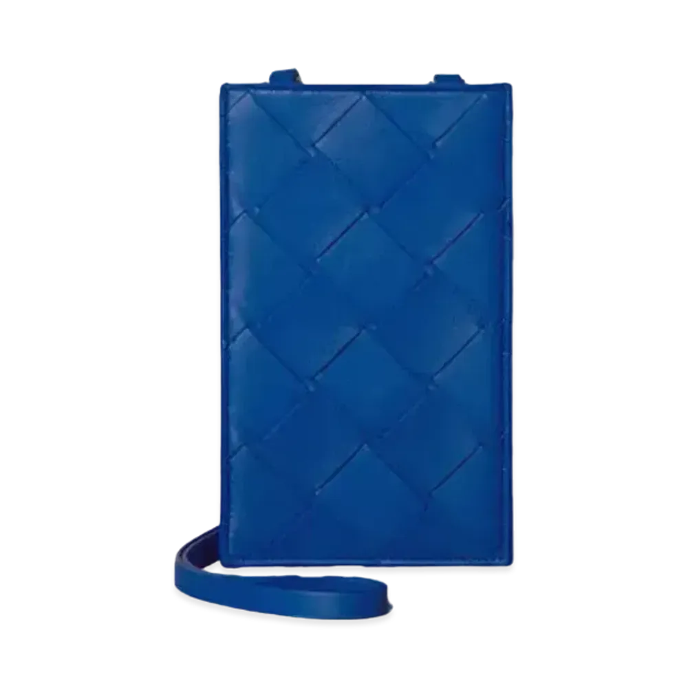 Bottega Veneta Phone Shoulder "Primary Blue"