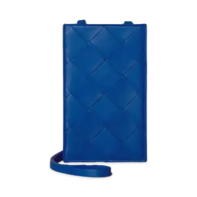 Bottega Veneta Phone Shoulder "Primary Blue"