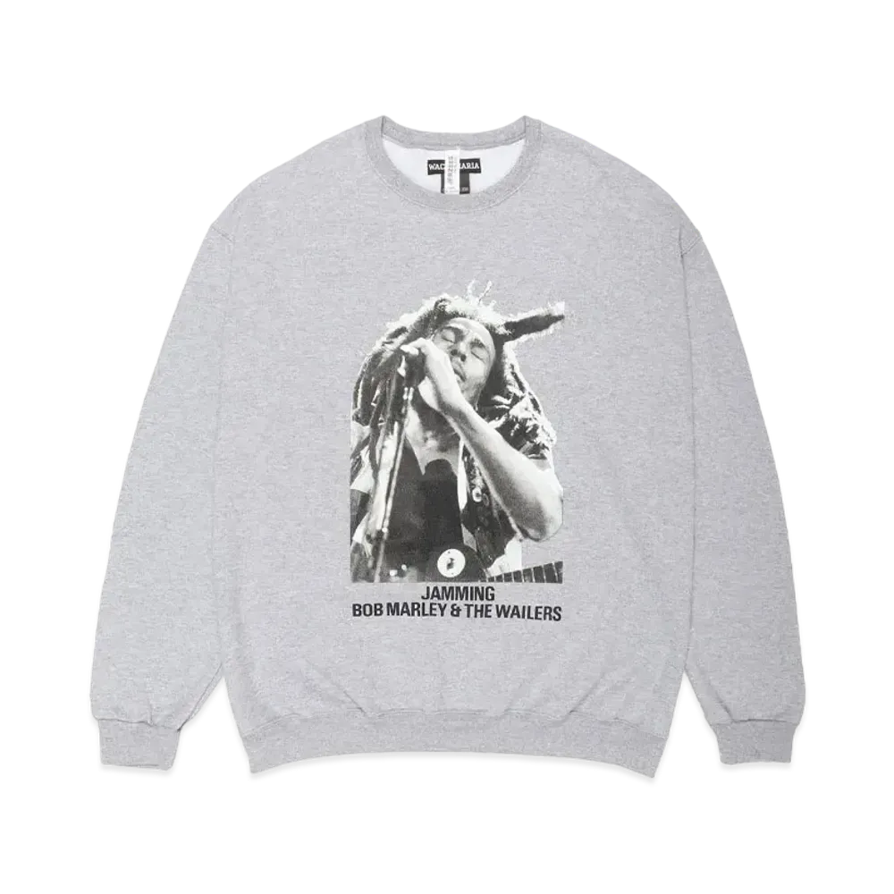 WACKO MARIA x BOB MARLEY Sweat Shirt "Gray"