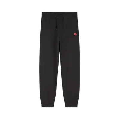 KENZO 'BOKE FLOWER' Classic Embroidery Jog Pants "Black"