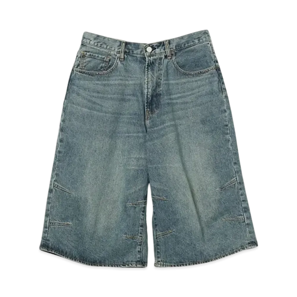 BEAMS 5 Pocket 3/4 Length Denim Pants "Indigo"
