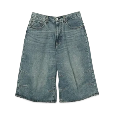 BEAMS 5 Pocket 3/4 Length Denim Pants "Indigo"