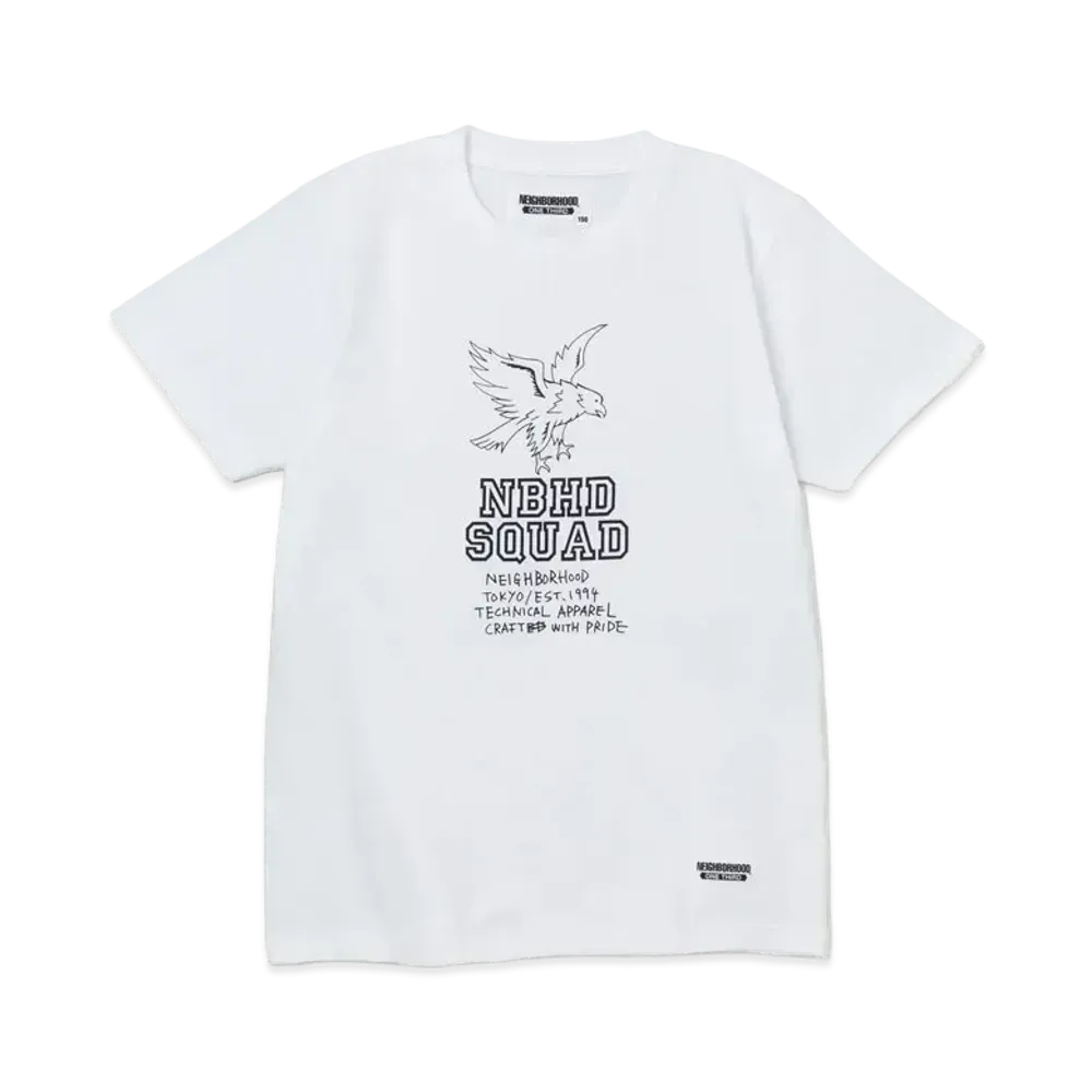 NEIGHBORHOOD OT-8 / C-TEE . SS "White"