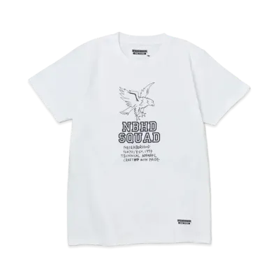 NEIGHBORHOOD OT-8 / C-TEE . SS "White"