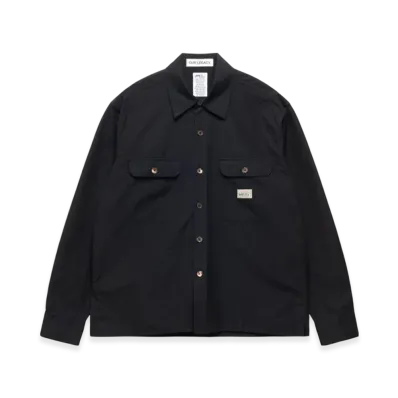 Stussy x Our Legacy Work Shop Country Shirt "Washed Black Canvas"
