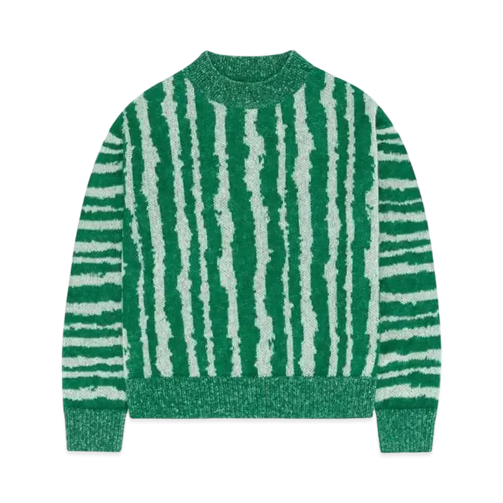DENIM TEARS Rind Mohair Sweater "Green"