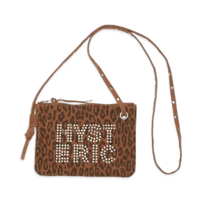 HYSTERIC GLAMOUR Logo Stud Sacoche "Brown"