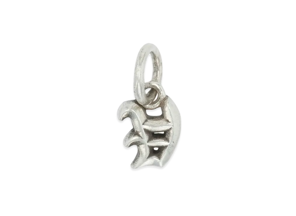 Chrome Hearts Alphabet Stack Charm V Initial Charm "Silver"