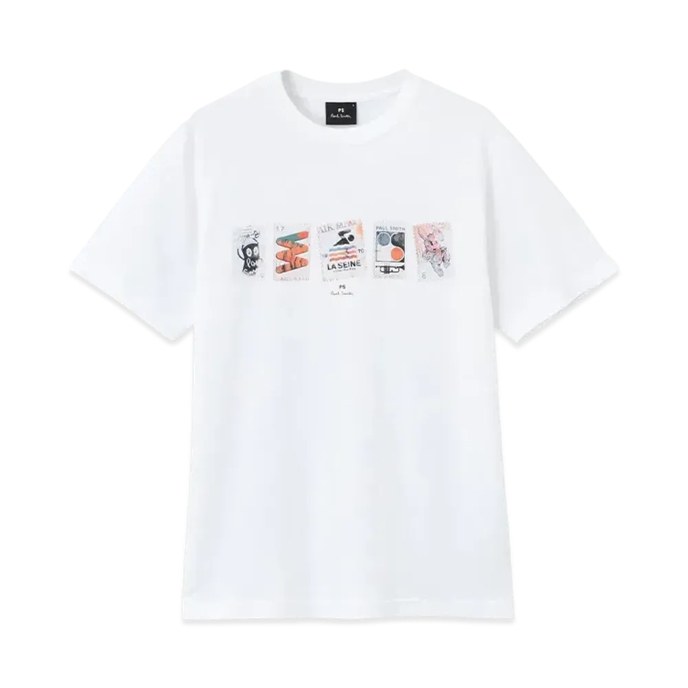 Paul Smith Stamp Tee "White"