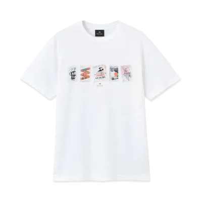 Paul Smith Stamp Tee "White"