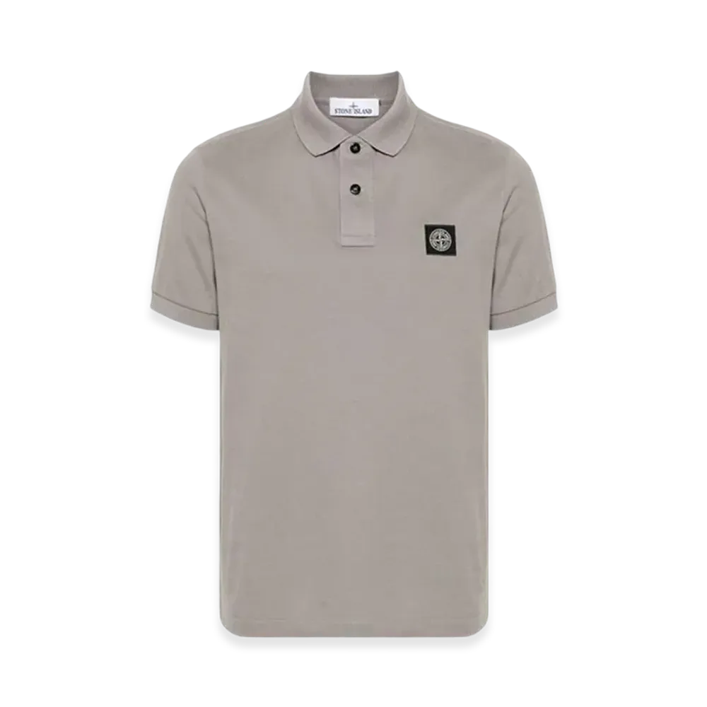 Stone Island 2SC17 Stretch Cotton Pique Polo Shirt - 24SS "Dove Grey"