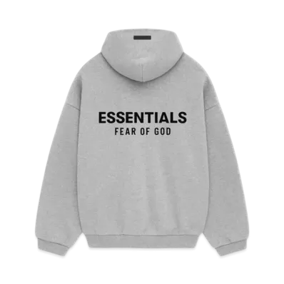 FEAR OF GOD Essentials Fleece Hoodie "Light Heather Gray"