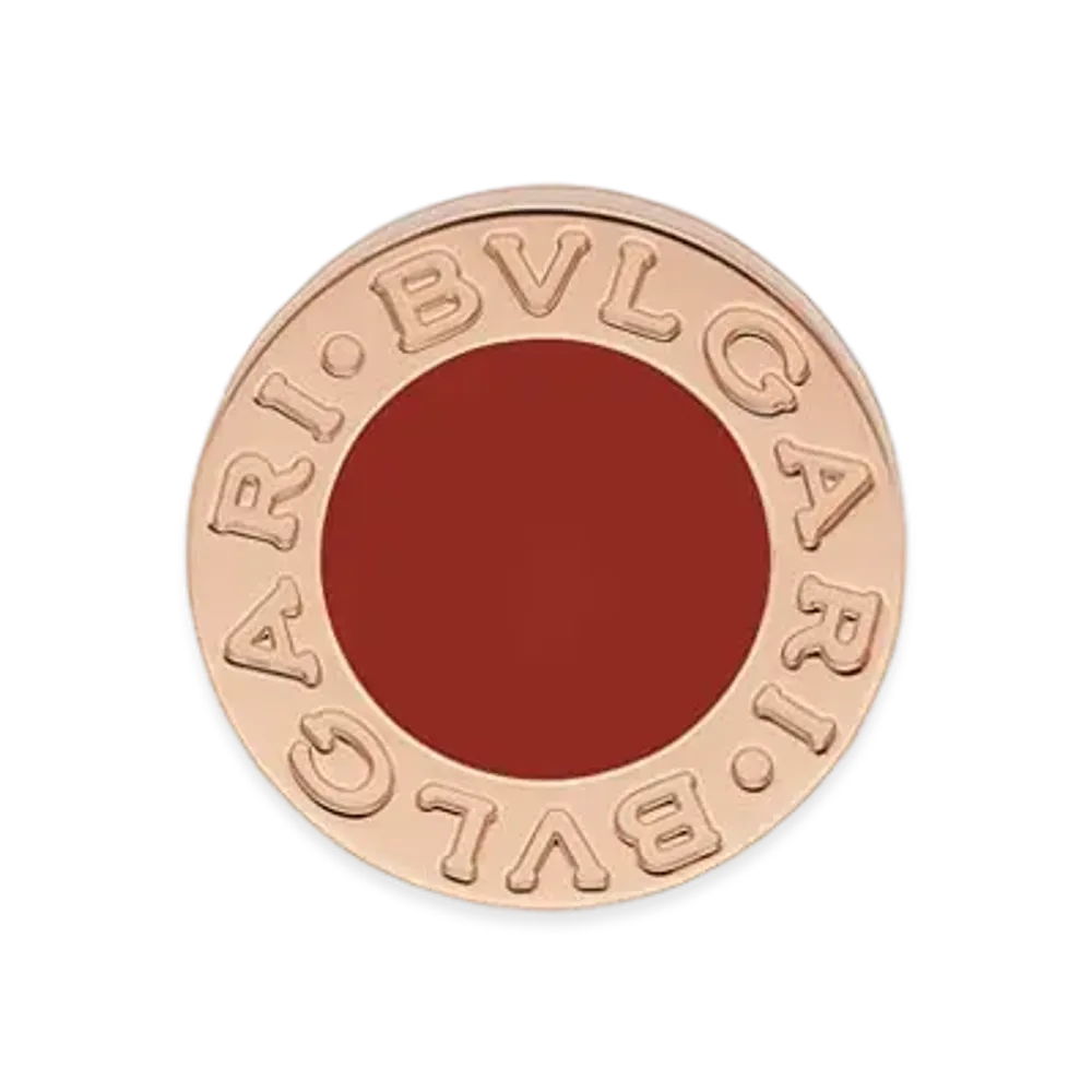 BVLGARI Bvlgari Bvlgari Single Earring Carnelian Online Exclusive "Red/Pink Gold"