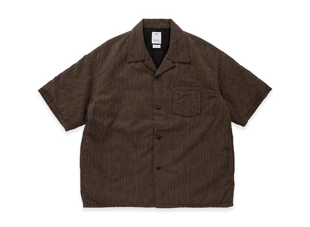 visvim Wallis Down Shirt S/S Santome "Brown"