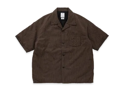 visvim Wallis Down Shirt S/S Santome "Brown"