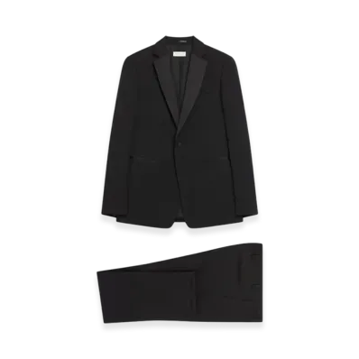 DRIES VAN NOTEN Slim Fit Tuxedo "Black"