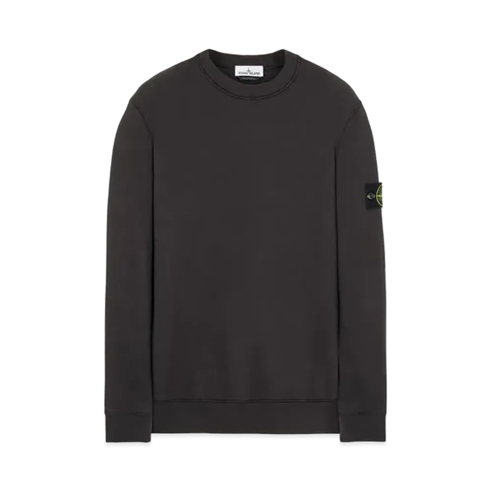 Stone Island 63020 BRUSHED COTTON FLEECE "Steel Grey"