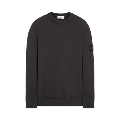 Stone Island 63020 BRUSHED COTTON FLEECE "Steel Grey"