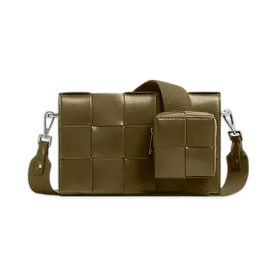 Bottega Veneta Cassette With Versatile Strap "Mud"