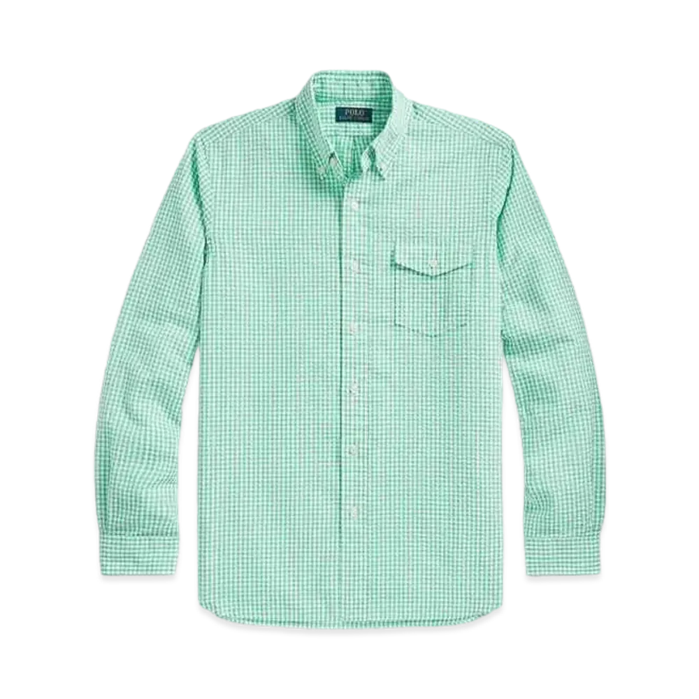Polo Ralph Lauren Classic Fit Gingham Seersucker Shirt "Multi"