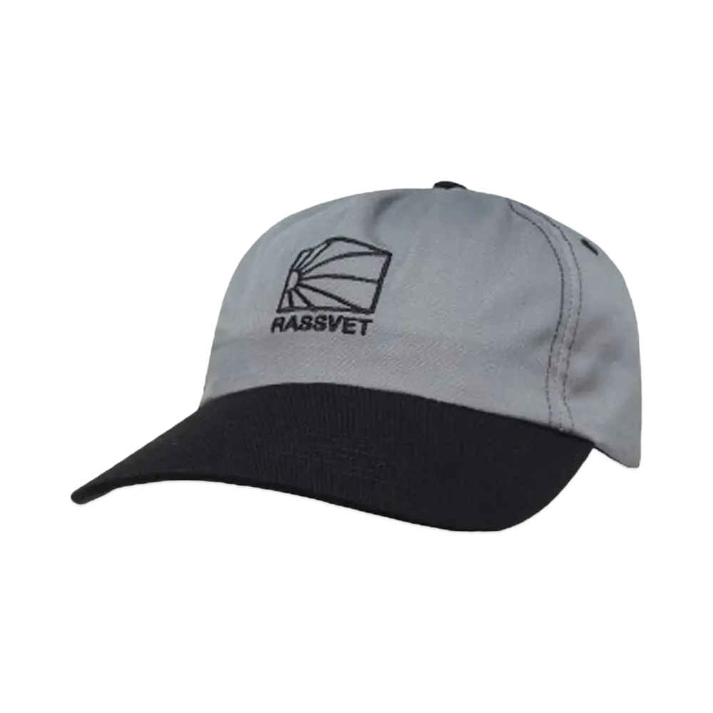RASSVET 5 PANEL CAP WOVEN "GREY"