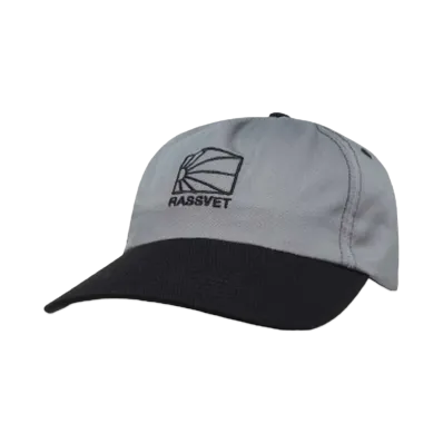 RASSVET 5 PANEL CAP WOVEN "GREY"