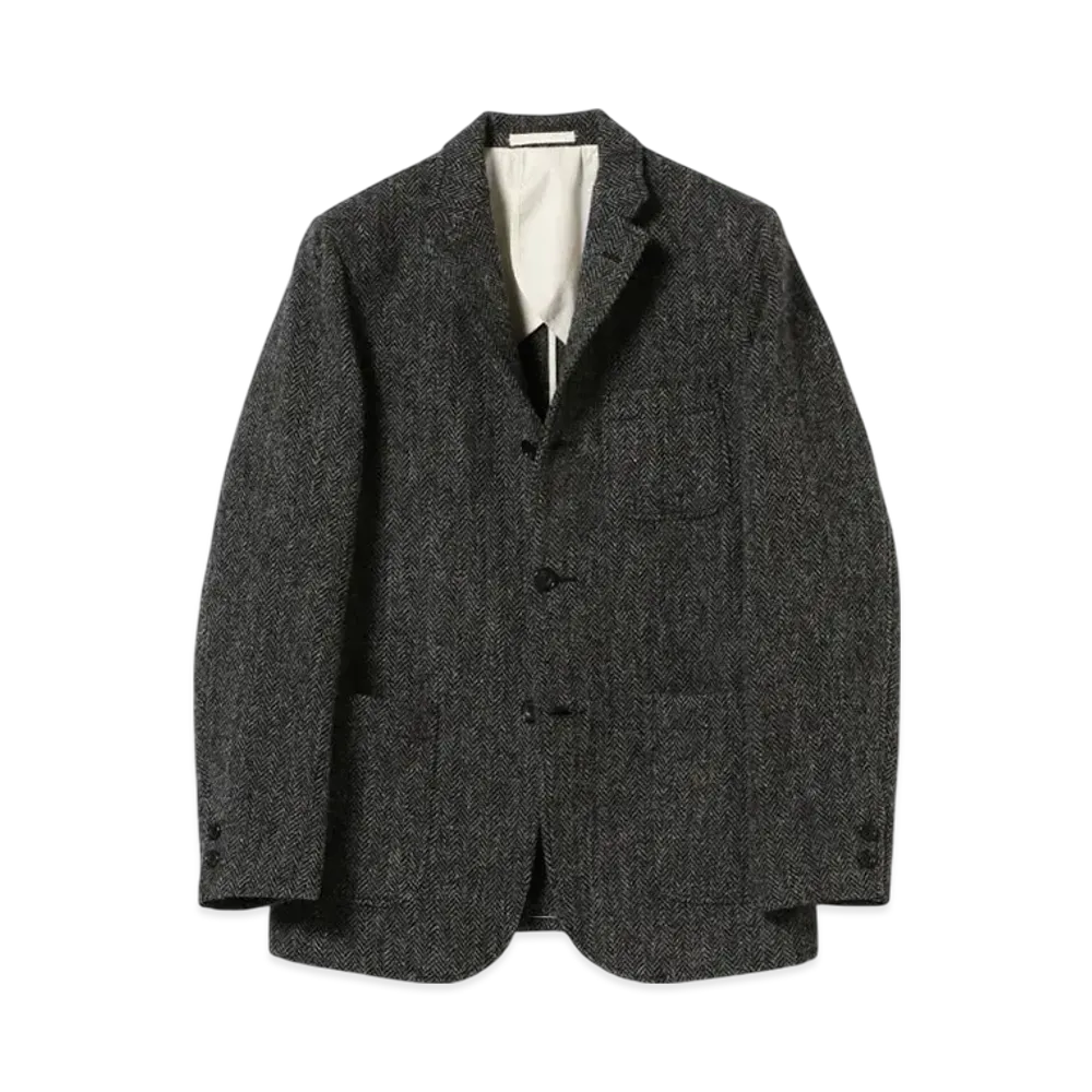 BEAMS 3B Jacket Harris Tweed "Gray"