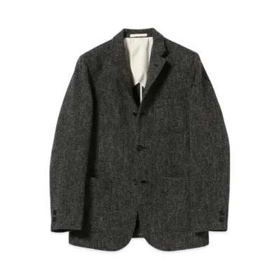 BEAMS 3B Jacket Harris Tweed "Gray"